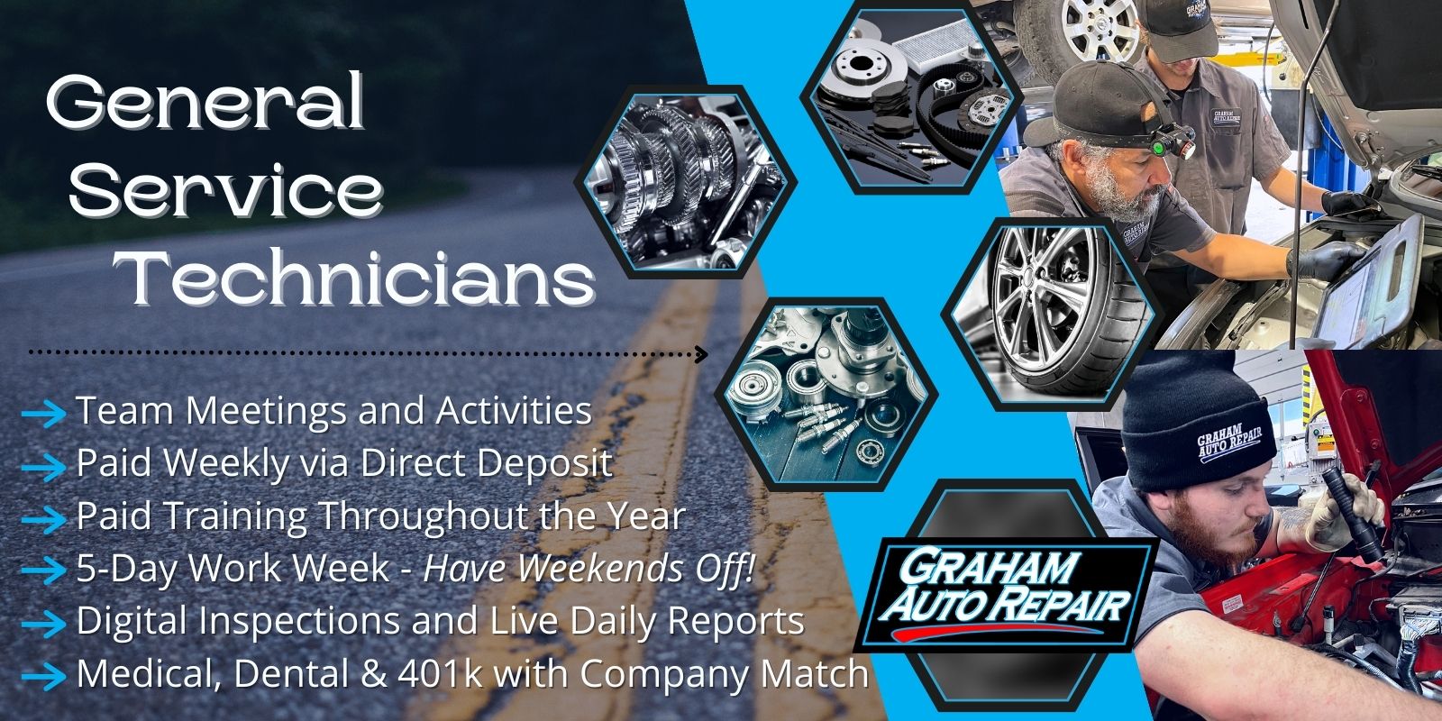 General Service Automotive Technician Job at Graham Auto Repair